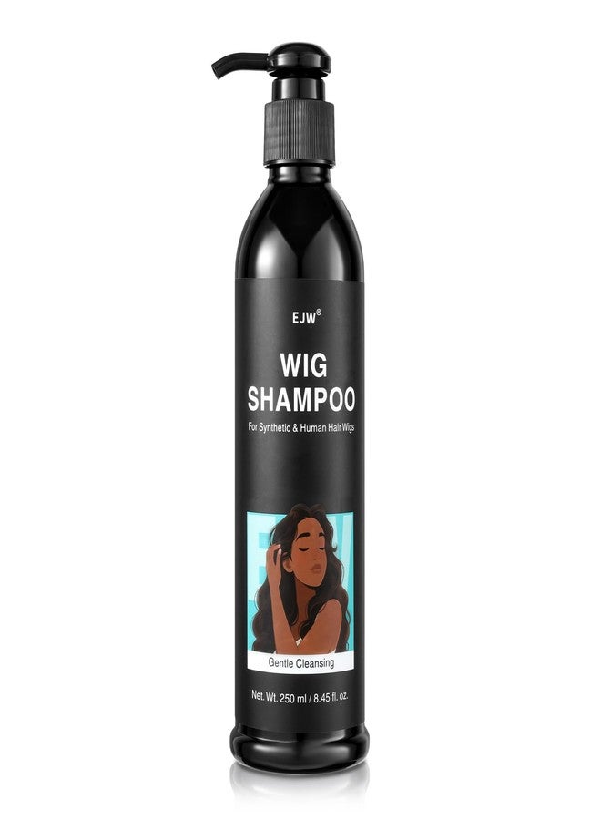 EJW Wig Shampoo for Synthetic & Human Hair – Gently Cleanses & Color-Safe – Keratin & Jojoba Oil – Anti-Frizz, Smoothing & Moisturizing – 8.45 fl. oz - Image 1